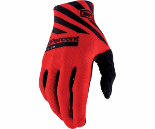 100% rukavic 100% celiových rukavic Racer Red - XL (délka...