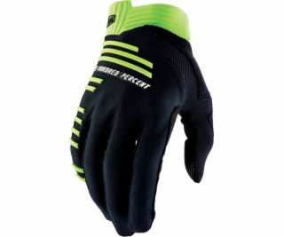 100% rukavice 100% rukavic R-Core Black Lime-XL (délka ru...