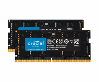 Crucial DDR5-5600 Kit       64GB 2x32GB SODIMM CL46 (16Gbit)