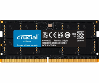 Crucial DDR5 48GB SODIMM 5600MHz CL46 (16Gbit)