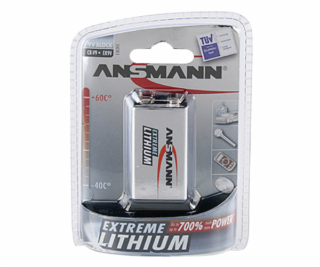 1 Ansmann Lithium 9V block Extreme