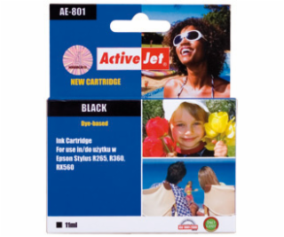 ActiveJet Ink cartridge Eps T0801 R265/R360/RX560 Black -...