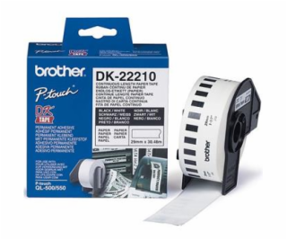 BROTHER DK22210 Continuous Paper Tape (Biela 29mm)