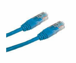 Patch cord UTP cat.5e 10M modrý