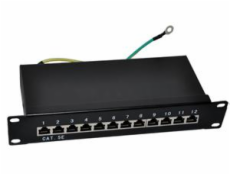 Patch panel 10 "STP Cat.5e 12 portov