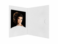 1x100 Daiber Portrait folders Opti-Line  up to 10x15 cm white