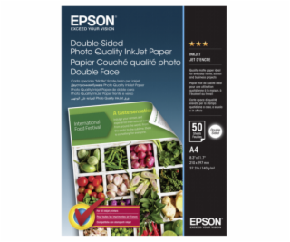 Epson Double-Sided Photo Quality Inkjet Paper A 4, 50 Bla...