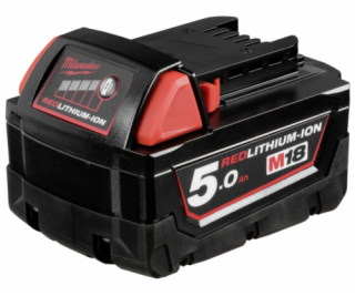 Milwaukee M18B5 18V / 5.0 Ah Li-Ion Nahradna bateria