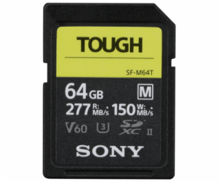 Sony SDXC M Tough series    64GB UHS-II Class 10 U3 V60