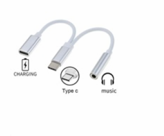 PremiumCord Převodník USB-C na audio konektor jack 3,5mm ...