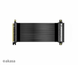 AKASA kabel RISER BLACK X2 Premium PCIe 3.0 x 16 Riser, 1...