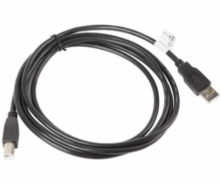 Lanberg USB 2.0 AM-BM 1,8M USB kabel (CA-USBA-10CC-0018-BK)