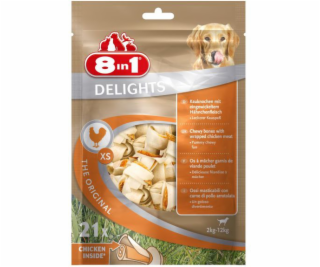 8in1 Przysmak 8in1 Delights Bones XS - Torebka 21 szt.