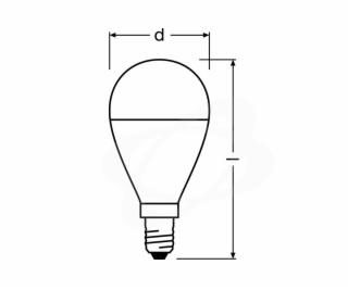 Osram LED VALUE CL P  FR 60 8W/840 E14