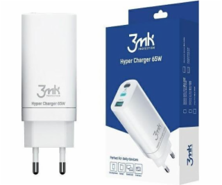 3mk nabíječka do sítě Hyper Charger 65W, GaN, 2x USB-C (P...