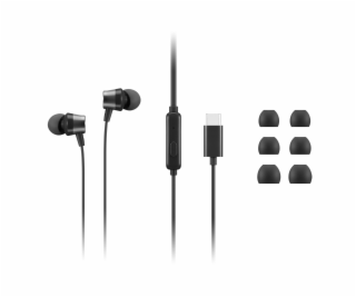 Lenovo sluchátka USB-C Wired In-Ear Headphones (with inli...