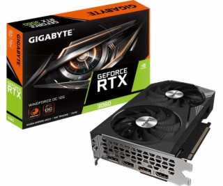 Gigabyte VGA GBT RTX3060 12GB Windforce OC 2.0 Grafická k...