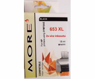 MORE ARMOR ink kompatibilní s HP 3YM75AE (653 XXL)
kapac...