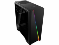 AEROCOOL skříň Cylon, Mid tower, 1x USB 3.0, 2x USB 2.0, 2x audio, bez zdroje