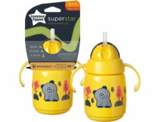 TOMMEE TIPPEE 478313 Superstar Cup se slámou 300 ml 6+ žlutá