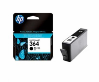 HP 364 Black Ink Cart, 6 ml, CB316EE (250 pages)