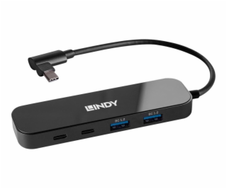 Lindy 4 Port USB 3.2 Gen 2 Typ C Hub, USB-Hub 43334