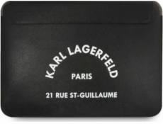 Pouzdro Karl Lagerfeld Karl Lagerfeld Sleeve Klcs133rsgsfbk 13 Black/Black Saffiano RSG