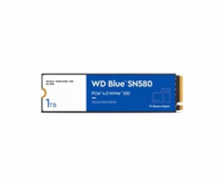 WD BLUE SSD NVMe 1TB PCIe SN580,Gen4 , (R:4150, W:4150MB/s)