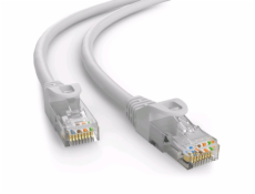 C-TECH Kabel patchcord Cat6e, UTP, šedý, 5m