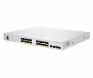 Cisco switch CBS250-24FP-4X, 24xGbE RJ45, 4x10GbE SFP+, P...