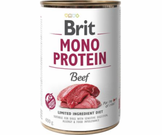 BRIT Mono Protein Beef, konzerva pro psy, 400g