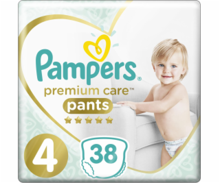 Pampers Plenkové Kalhotky Premium Care Velikost 4, 38 Kus...