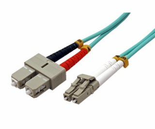 Optický patch cord Duplex LC-SC 50/125 1m MM OM4