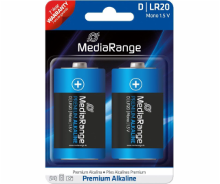 MediaRange Premium Alkalické baterie Mono D 1,5V blister ...