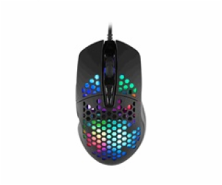 C-TECH herní myš Scarab, casual gaming, 7200 DPI, RGB pod...