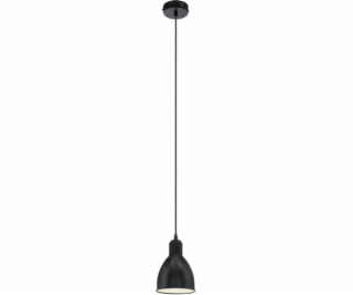 Eglo Hanging Light 1xe27 60W / Eglo Priddy Schwarz 49464