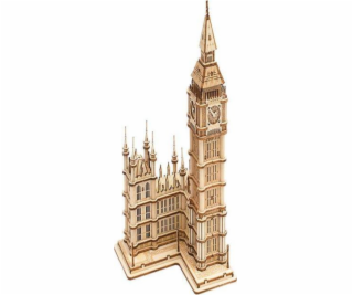 Hračka Robotime dřevěné 3D puzzle hodinová věž Big Ben sv...