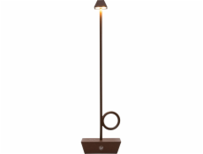 Broggi Lampada Bugia corten rechargeable