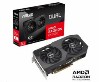 ASUS DUAL-RX7600-O8G-V2 8GB GDDR6 HDMI 3xDP