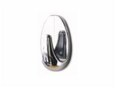 TESA 57543-00012 - Indoor - Hook ručník - Chrome - Adhesivní pás - 1 kg - 3 kusy (E)