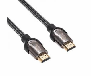 Akyga Kabel HDMI 2.1 (M) stíněný měď, 4K/8K 48Gbps, černý...