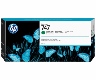 HP inkoustová kazeta P2V84A, HP 747, chromatická zelená, ...