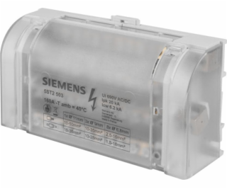 Okresní blok Siemens 160a 4p 500V 1x10-35mm2 3x6-25mm 8x2...