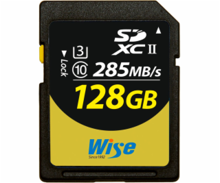 Wise SDXC UHS-II V60       128GB R:290MBs / W:100MBs   WI...