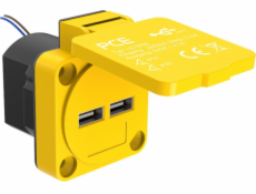 USB 5V/2.1A USB nabíjecí zásuvka (2x) s integrovaným napájecím zdrojem U25050