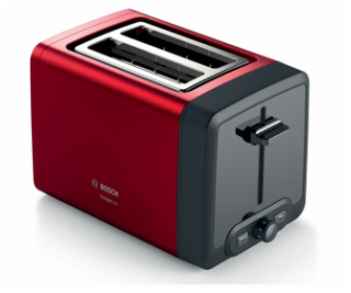 Bosch TAT4P424DE toaster 2 slice(s) 970 W Black  Red