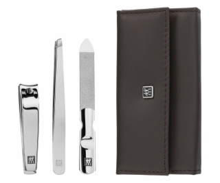 Zwilling CLASSIC INOX Pocket Case, brown, 3 pcs.