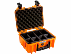 B&W Outdoor Case 3000 incl. divider system orange