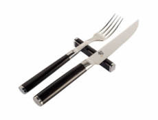 KAI Shun Cutlery  3-pcs. Fork, Knife, Knife Rest