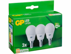 1x3 GP Lighting A45 Mini Globe E14, 5,6W (40W) 470lm GP 087854